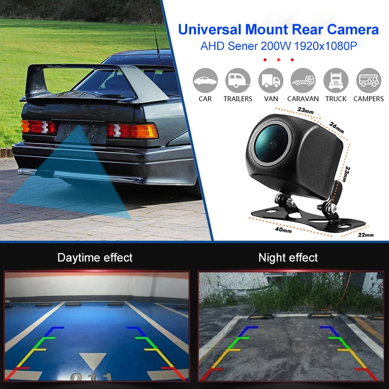 170 degree angle AHD 720/1080P camera Night Version Car Reverse Camera Backup Camera