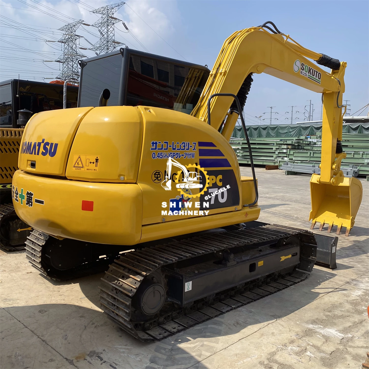 Super Komatsu PC70 Used Crawler Excavator mini secondhand Komatsu PC70 PC35 PC55 PC56 on hot sale in stock