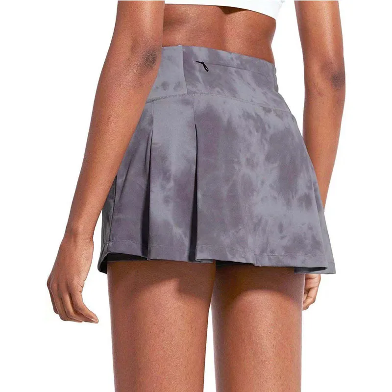 Женская теннисная юбка-шорты для активного отдыха сто юбка морщин изящная спортивная короткая юбка с карманами одежда женская одежда для бега Спортивная юбка для гольфа