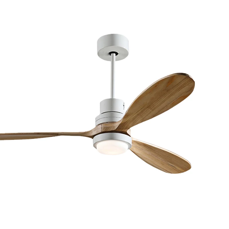 Wholesale 110V 220V  modern designer wooden blades ventiladores de techo ceiling fan specification ceiling fan with led light