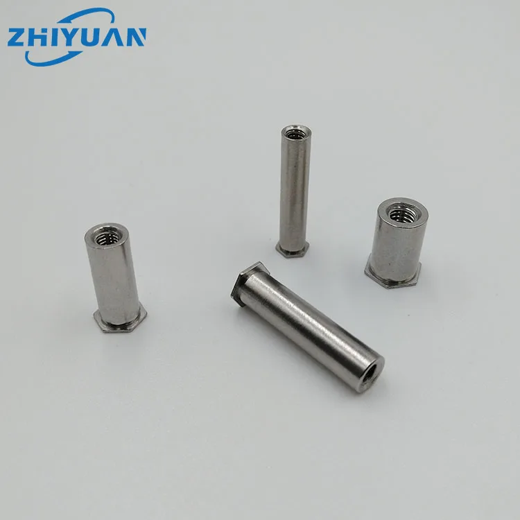 SOS-M4-6 SOS-M4-8stainless steel through hole thread type SO/SOS/SOA/SO4 Self-clinching standoffs
