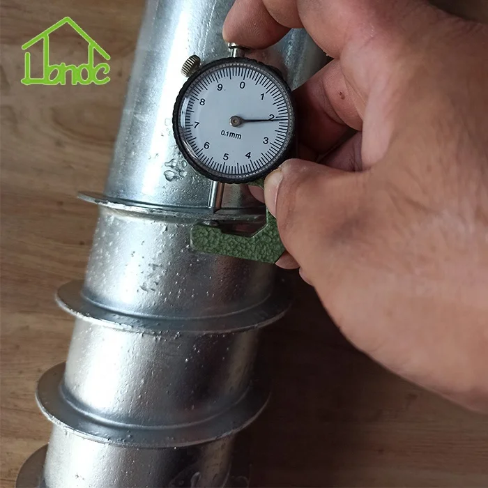 Steel Galvanized Steel Ground Screw Anchor Pole