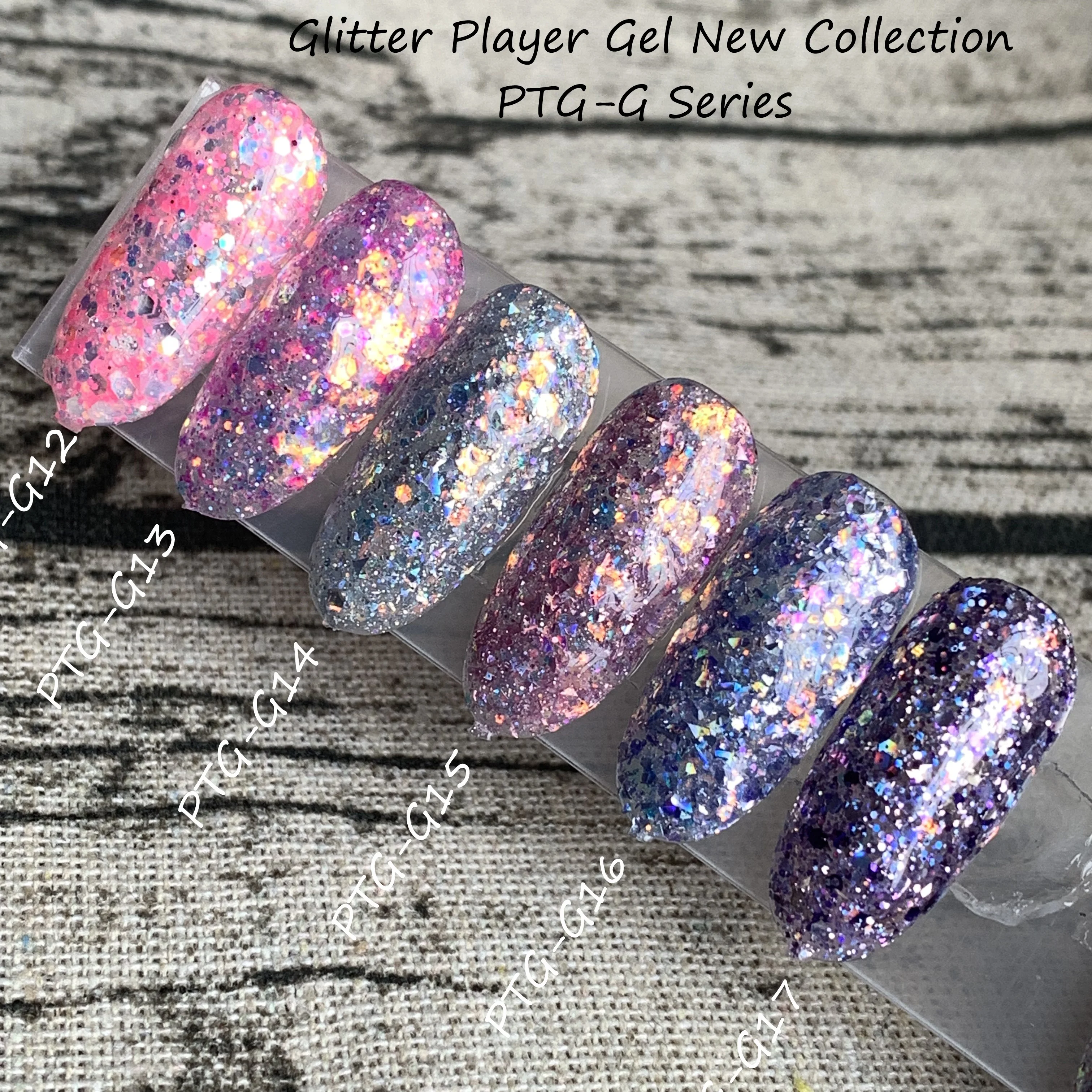 Hot sell OEM and ODM glitter playergel nail polish uv gel