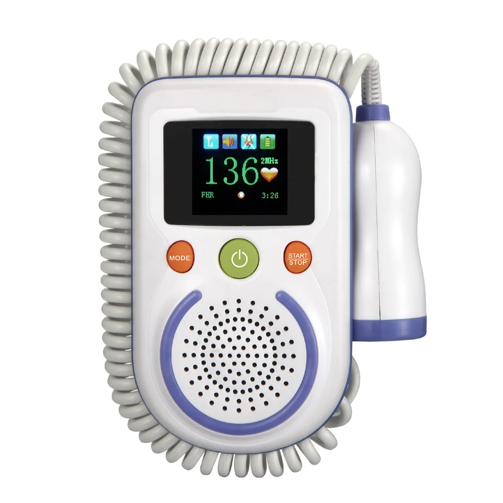 
Doppler Fetal Heart Sound Instrument Fetal Doppler Digital Fetal Heartbeat For Pregnant Woman 