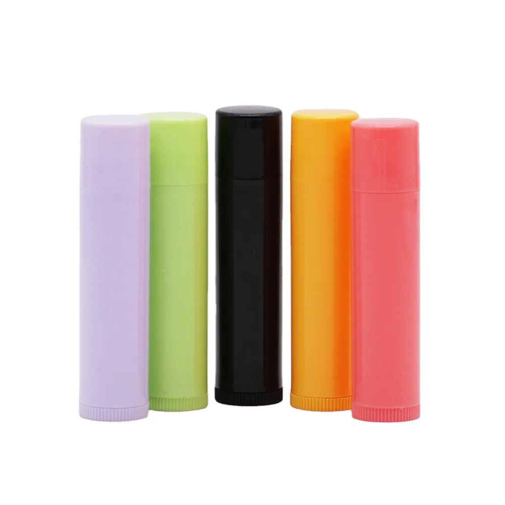 
Small MOQ Black Tube 5g Lip Balm Container Lip Balm Tube 