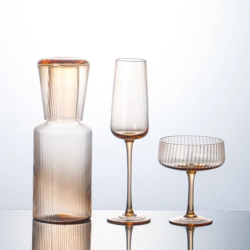 Hand Blown Lead Free Glass Champagne Wine Set Cocktail Glasses Whisky Wine Glasses Set