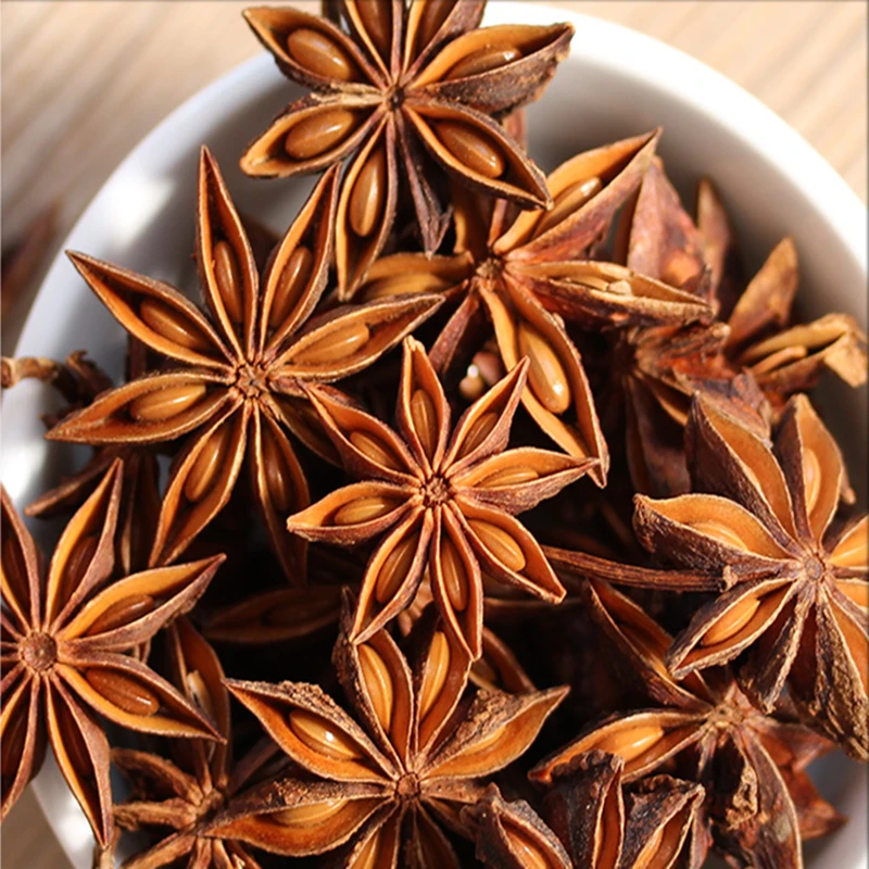 Traditional spices supplier wholesales high quality and cheap price China New crop star anise top quality big red Star anise
