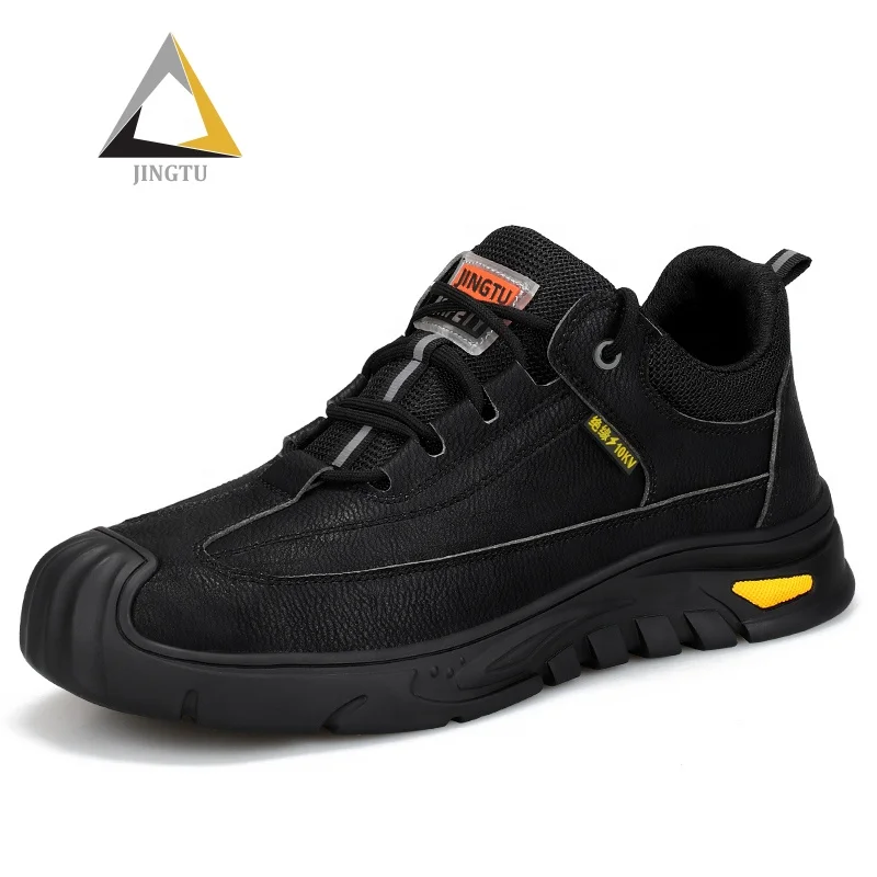 JINGTU Insulated 10KV safety shoes Waterproof microfiber upper Safety shoes for men