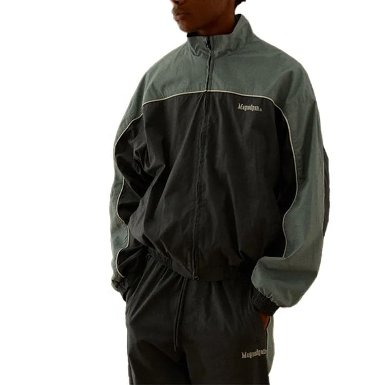 Finch Garment New Style Outdoors Zipper Sports Tech Sweatshirt Training Jogger Set polyester wind breaker nylon tracksuit