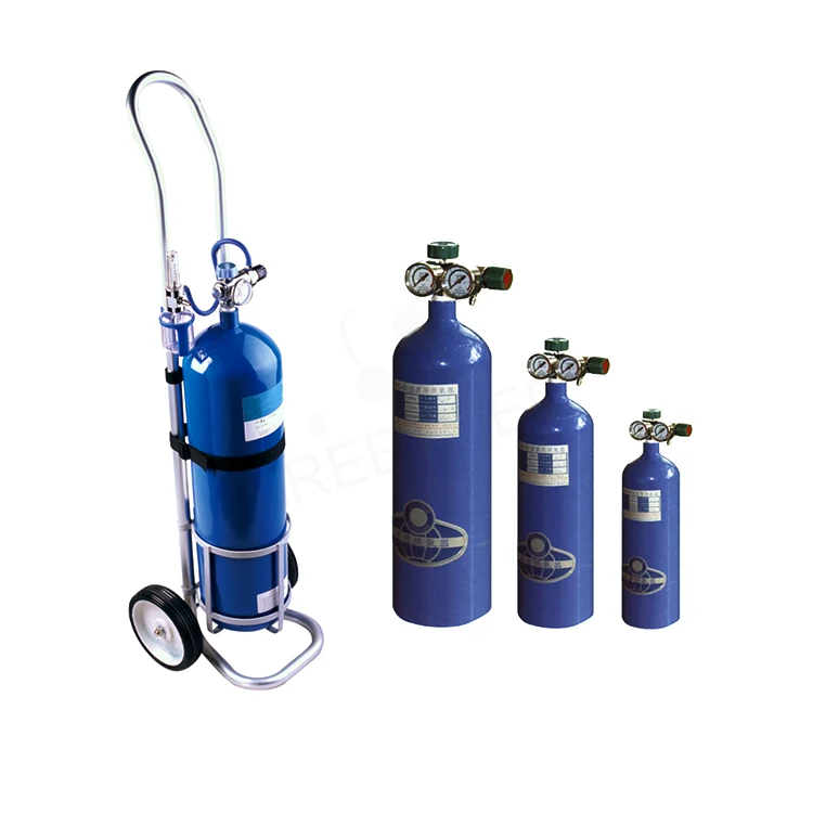 China manufacturer hospital use oxygen cylinders 10 liter medical oxygen cylinder for sale