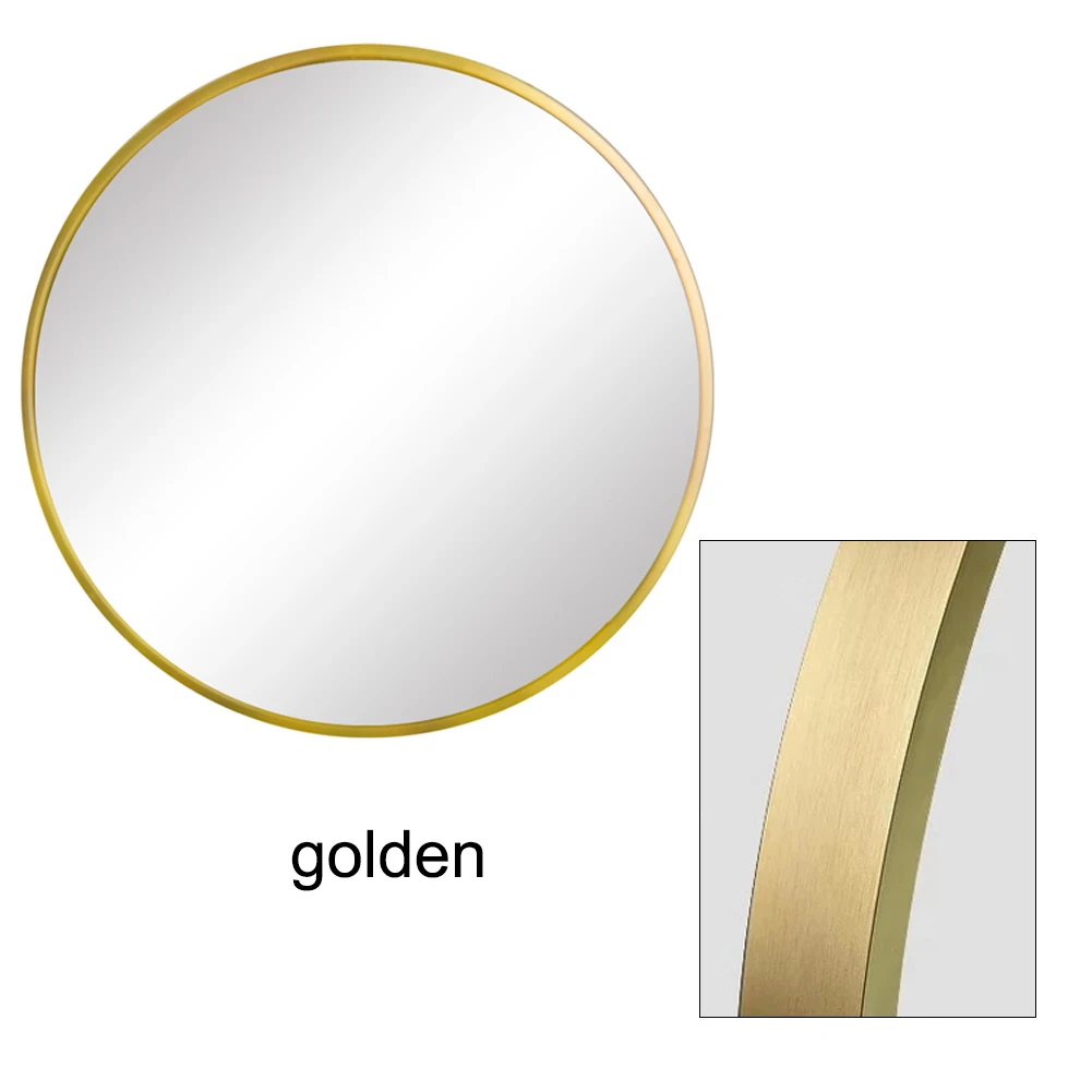 New arrival wall mounted gold framed mirror with factory wholesale price