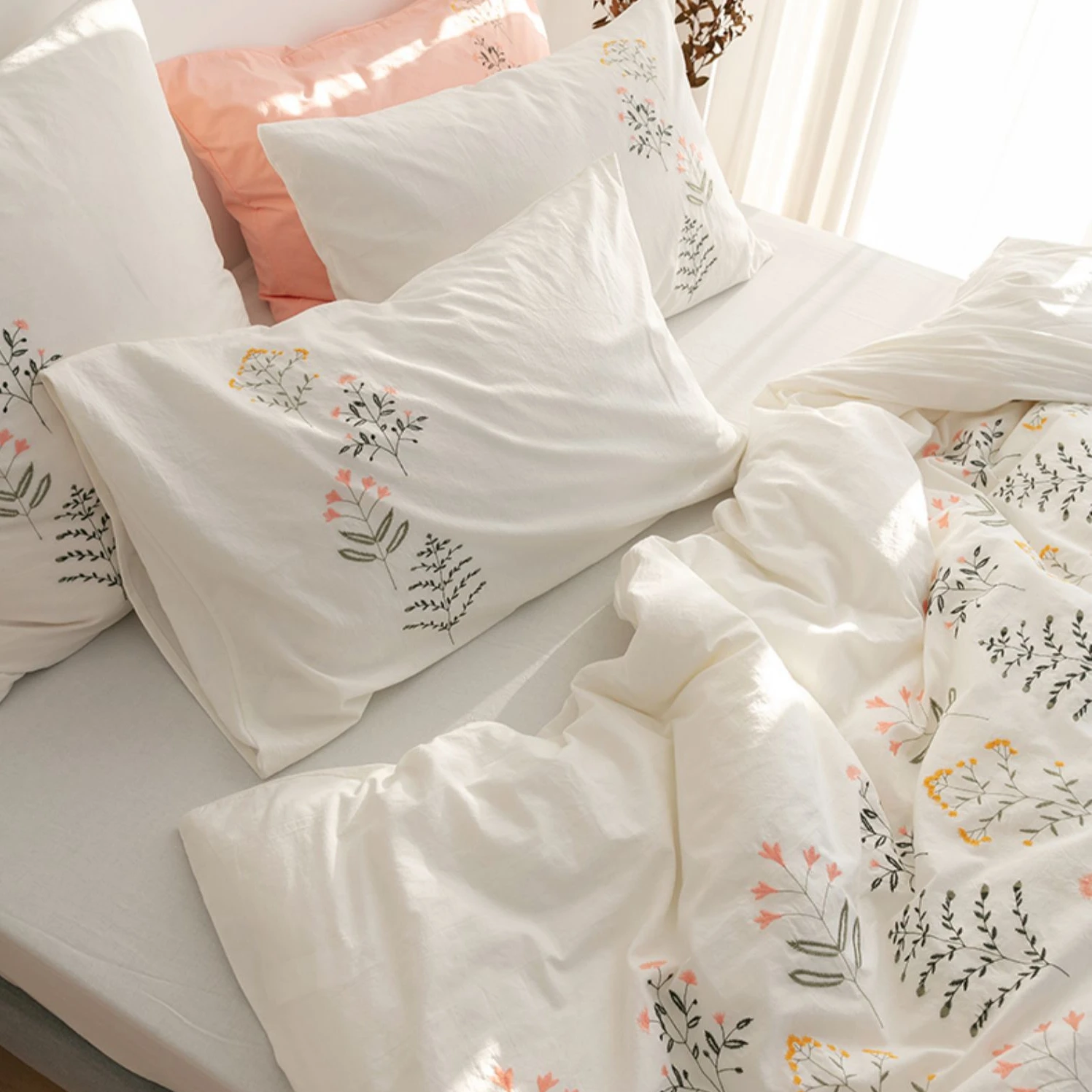OEKO-TEX Organic cotton embroidery bedding sets