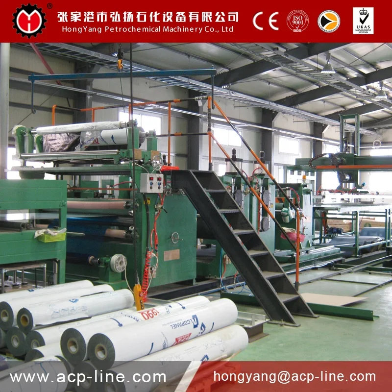 
Single-screw Design and Sheet Making Laminating Application ACP manufacturing production line machinery price 