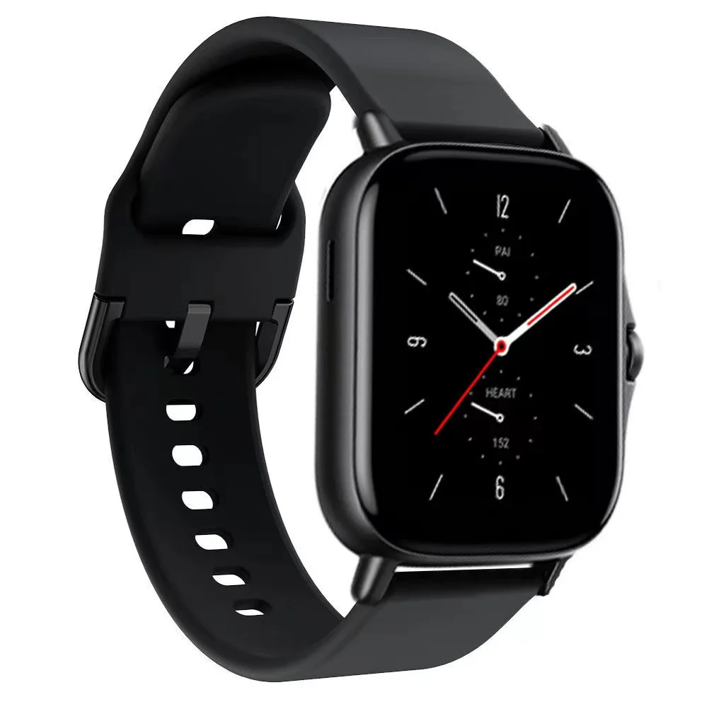 20mm Silicone Band For Amazfit GTS 4 Mini/Bip/Samsung Galaxy Watch 6/5/4 Classic Sport Bracelet Wristband Huawei Watch 42mm band