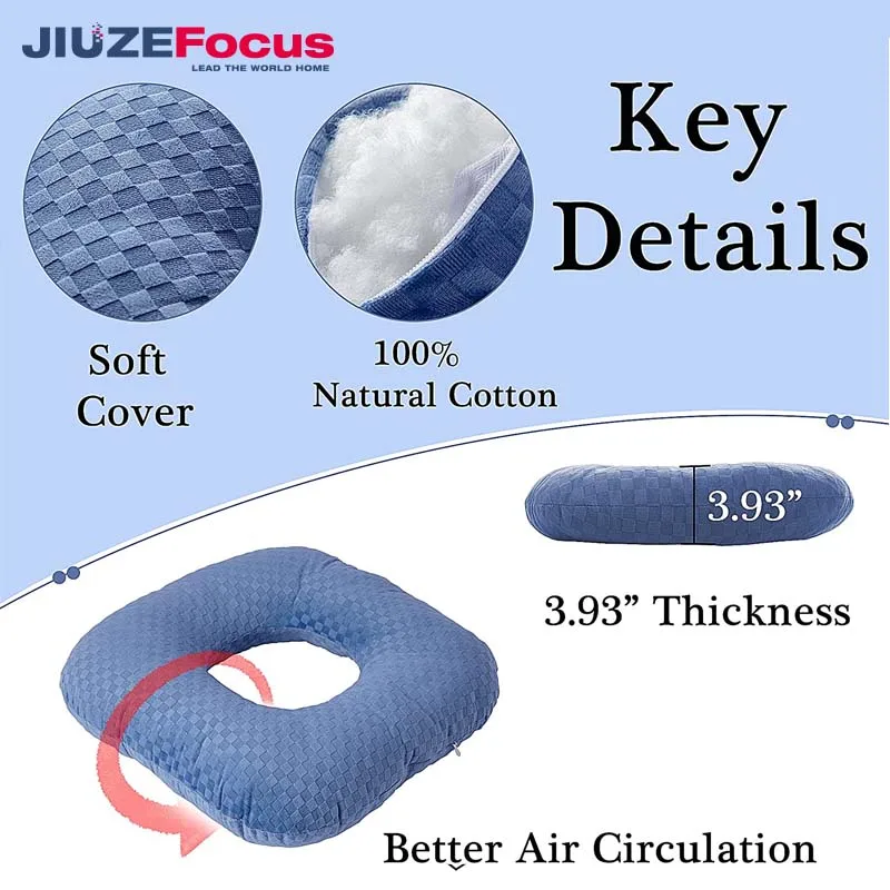 Donut Pillow for Tailbone Pain Relief Seat Cushion, Orthopedic Hemorrhoid Pillow, Postpartum Pregnancy Pressure Ulcer Pillow Sit