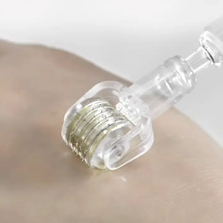 Mini Aqua Roller 105 Microneedle Dark Lips Titanium Needle Lip Gloss Roller Ball Tube Hydra Roller