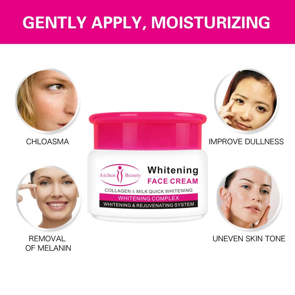Aichun Beauty 3 дня увлажняющий натуральный яркий отбеливающий крем для ухода за кожей