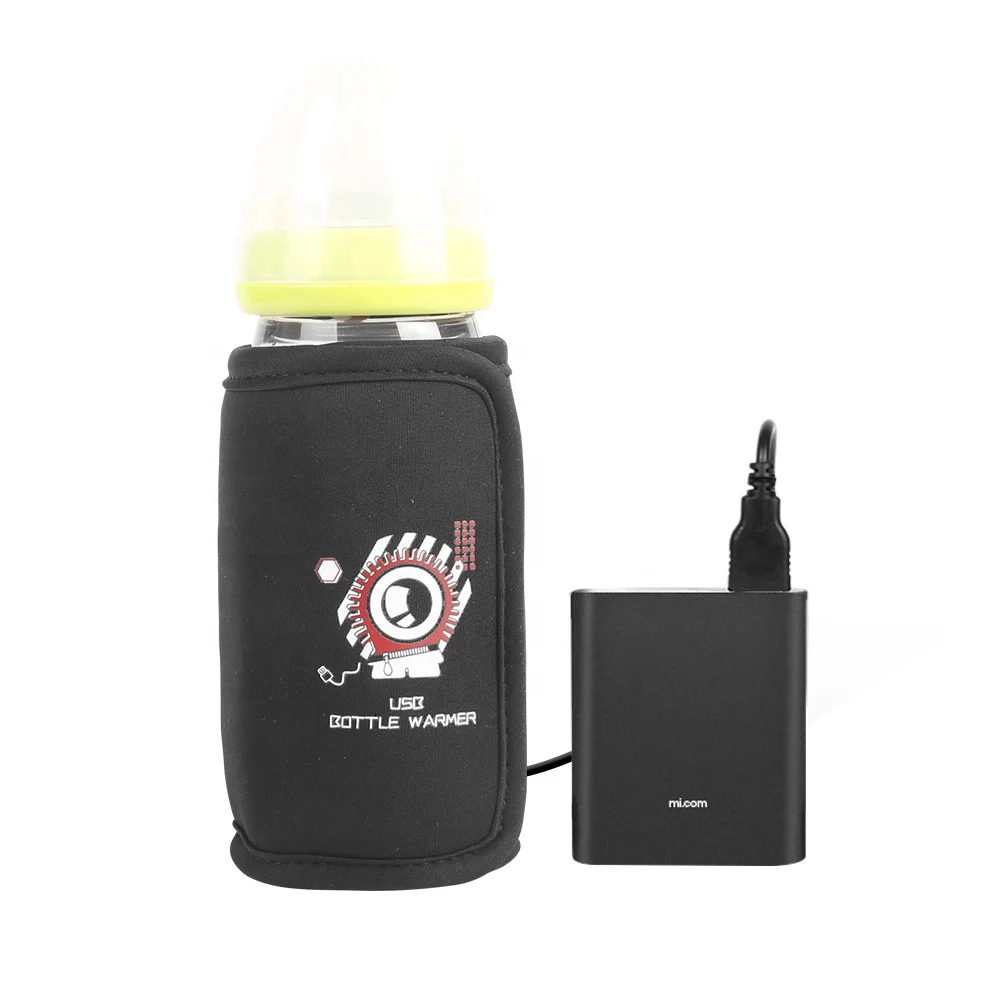 Portable Large Capacity 4 Colors Usb Travel Car Baby Milk Feeding Bottle Warmer