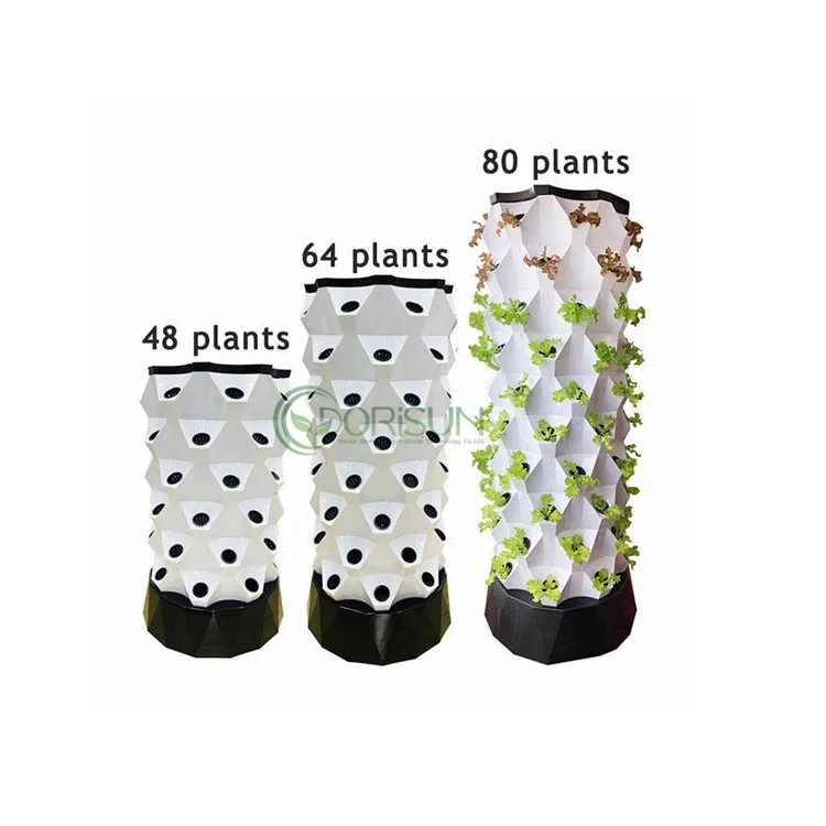 High Quality Garden Vertical Farming Family Use Mini Outdoor Hydroponic Tower For Flowers