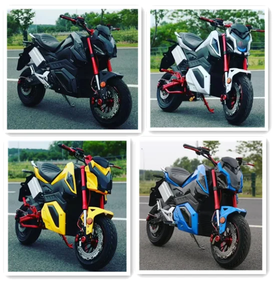 High Power Customized Color Adult Off Road Street Electric Motorcycles for Sale