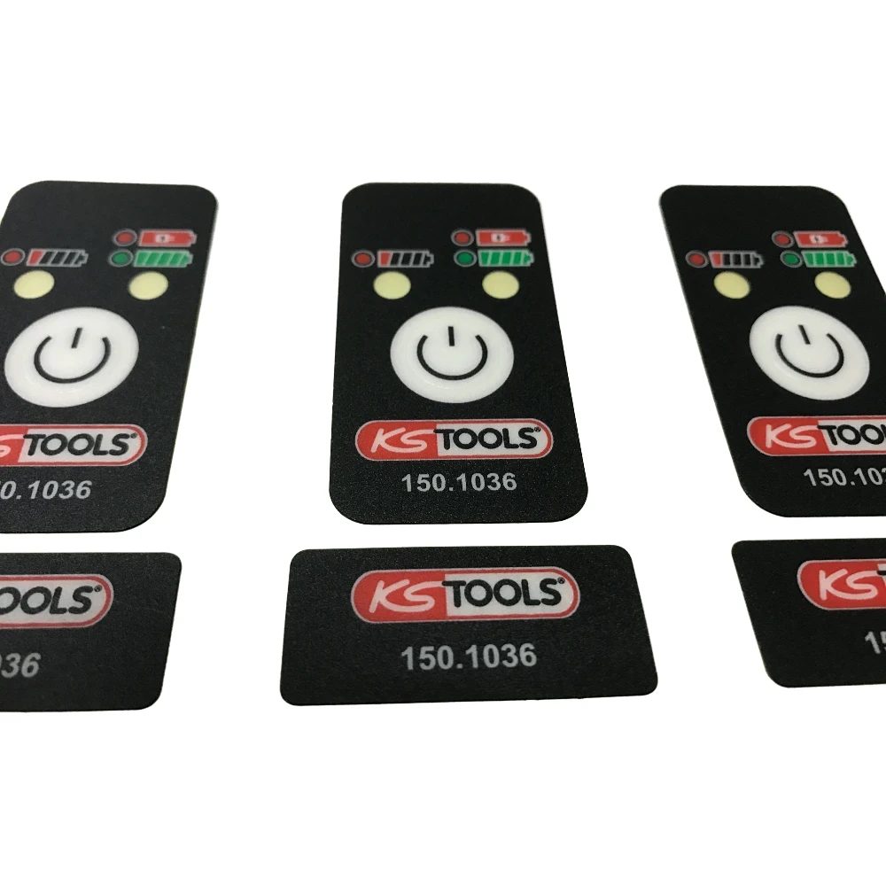Custom Printing Membrane Control Front Panel Sticker Control Front Panel Sticker