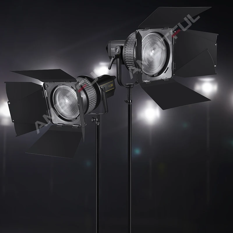 Godox FLS-8 LB-01 FLS10 LB-02 Fresnel Lens Bowens Mount Light A Multi-Functional Light for Godox SL150II SL200II VL150 VL300