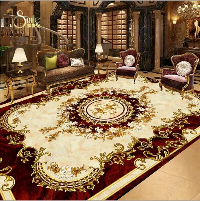Modern Area Rug Washable Printed Europe Style Living Room Classic Rugs Carpet Mat