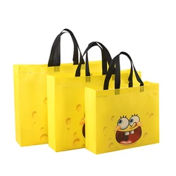 High quality manufacturer cartoon anime cheap ultrasonic eco-friendly non woven shopping tote bag with logo