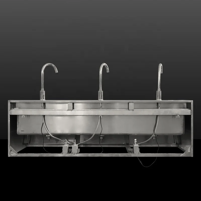 Factory wholesale medical surgical stainless steel operating theatre scrub sink stations wash basin for hospital