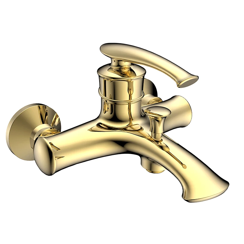 HIMXIER modern cupc bathroom bathtub faucets rose gold bath taps and faucets single handle shower mixer faucet set for sale