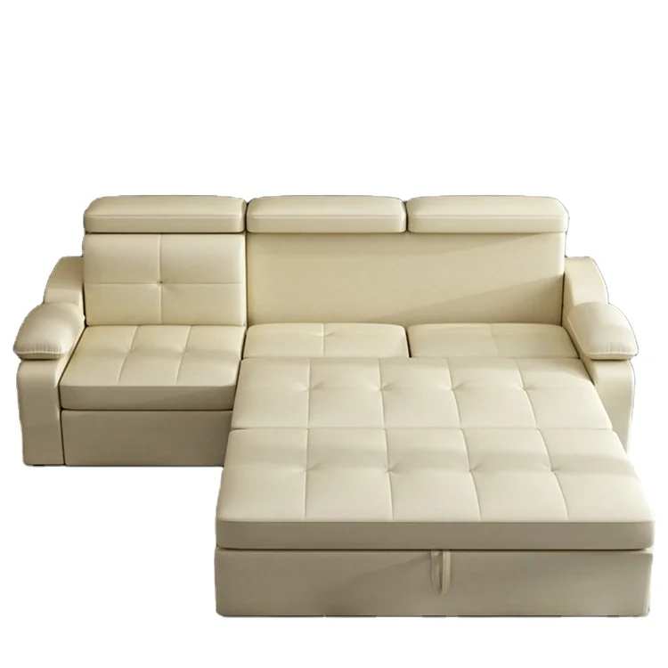 Диван-кровать хит продаж Многофункциональный 3 местный складной современный диван для гостиной мебель дома американский стиль дерево три