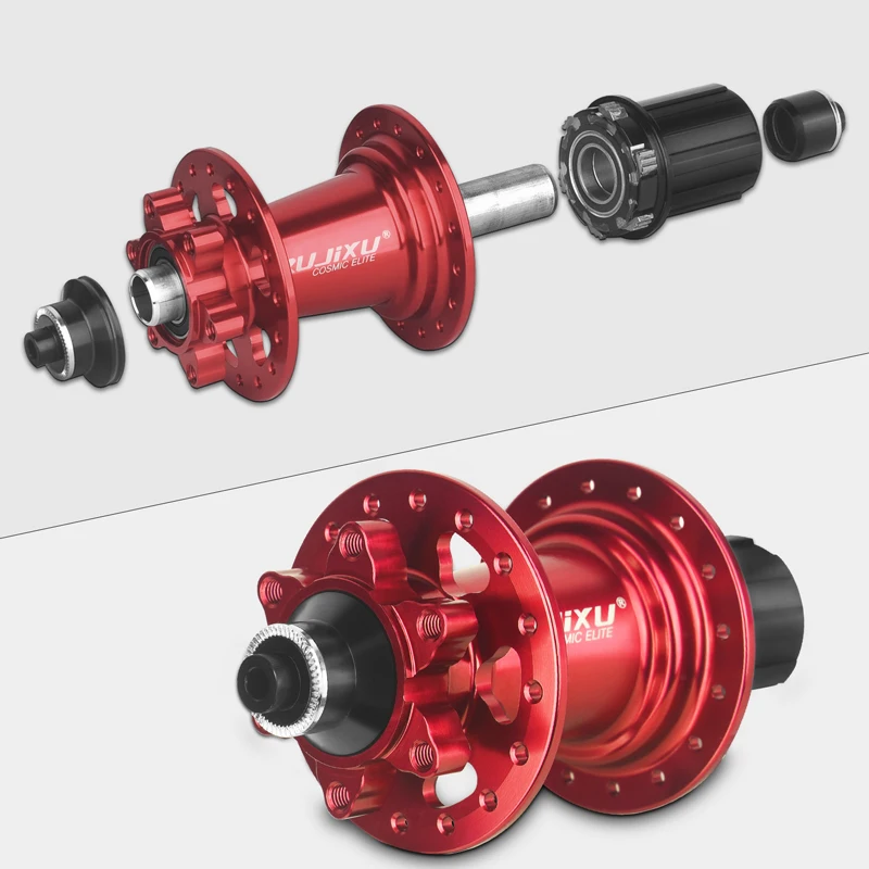 Professional custom wholesale hub32 hole mountain road special disc brake six hole hub6 claw feerhub QR/TA quick conversion