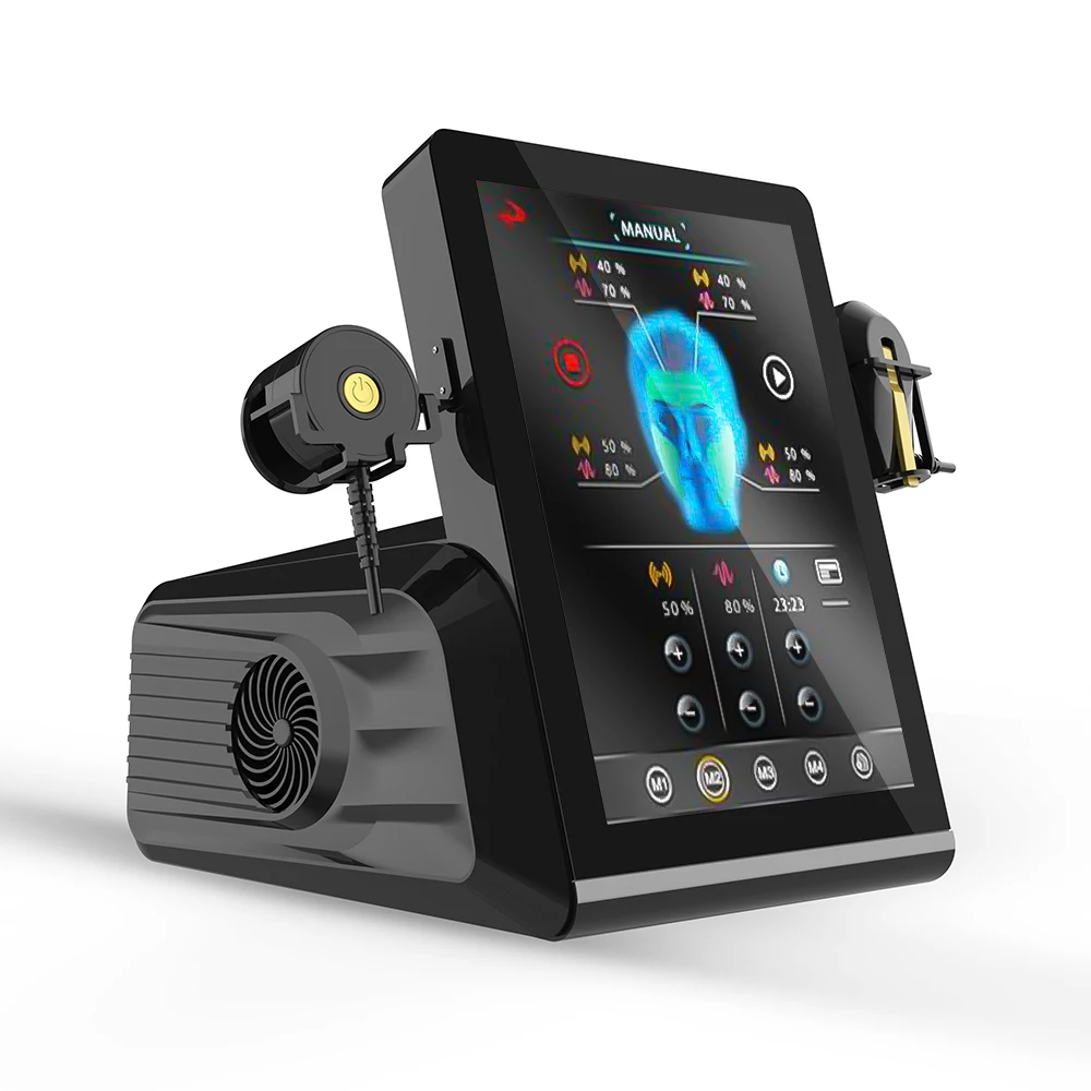 Third generation pe face ems facial machine emrf em rf face machine with 6 pads work together