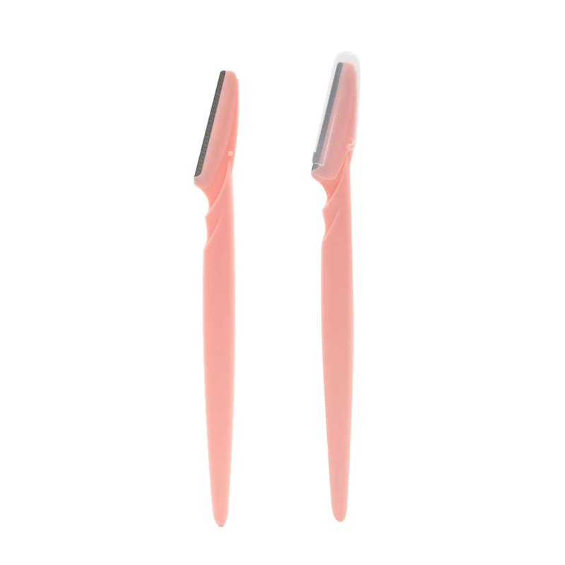 
2020 Female Painless Lady Rechargeable Mini Eyebrow Shaver Razor Electric Eyebrow Trimmer Hair Remover Body OEM Head Steel 