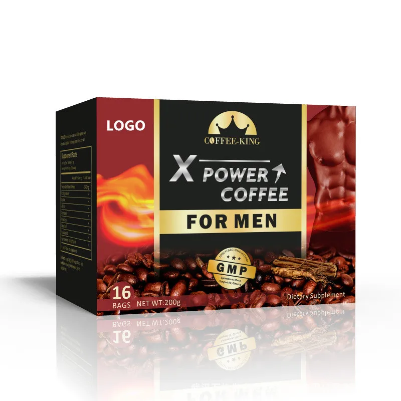 Товары для кросс-бордеров Maca Men X Power energy Coffee с Тонг Кат Али
