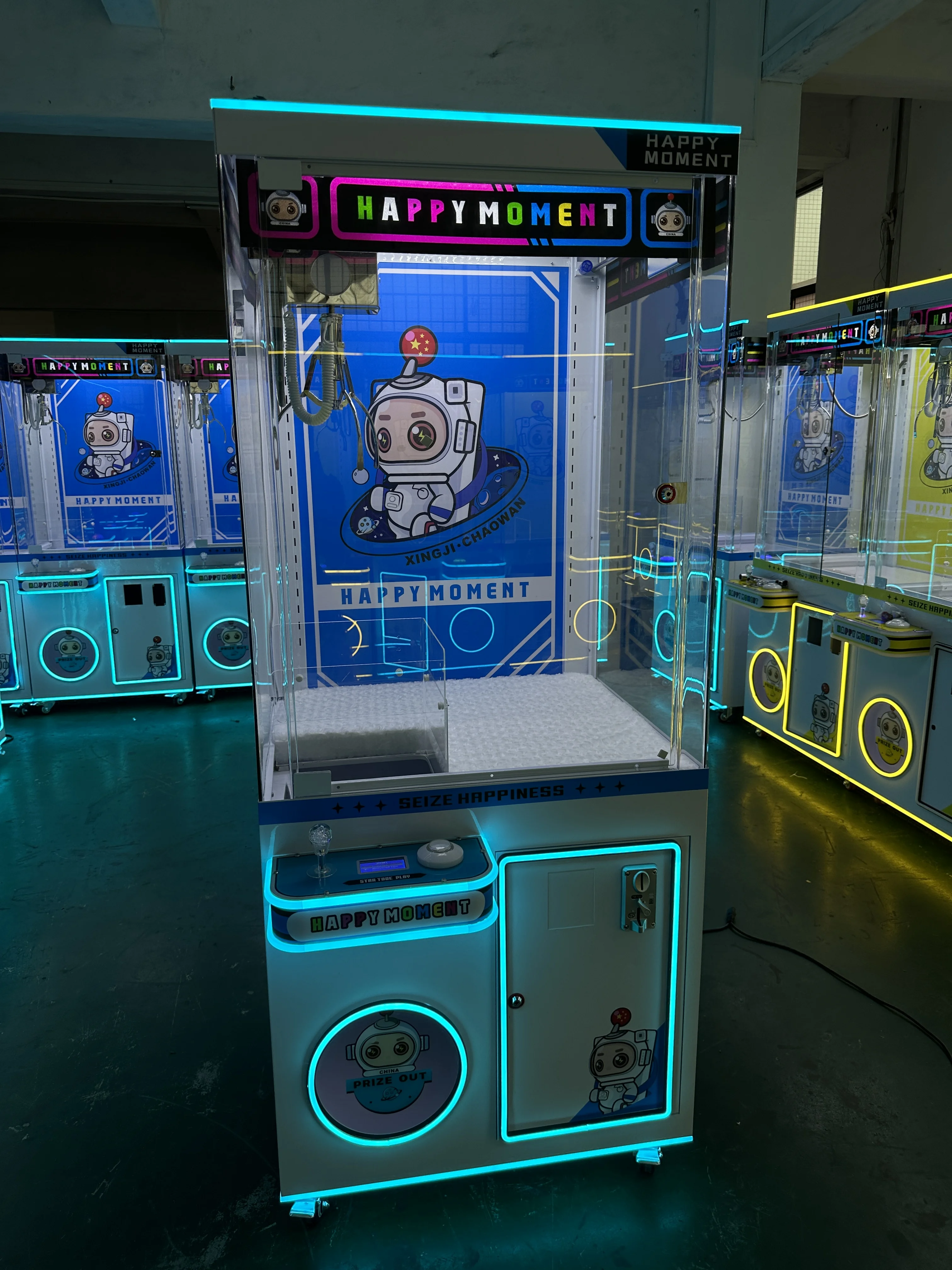 1 Player gift doll machine selling Canadian wool hanging claw machine wholesale custom banknote operated doll machine