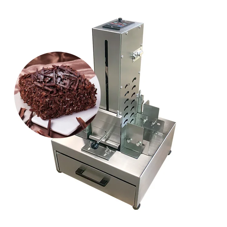 Cake decorating chocolate chopping machine chip cookies making machine chocolate slicer shaving machine