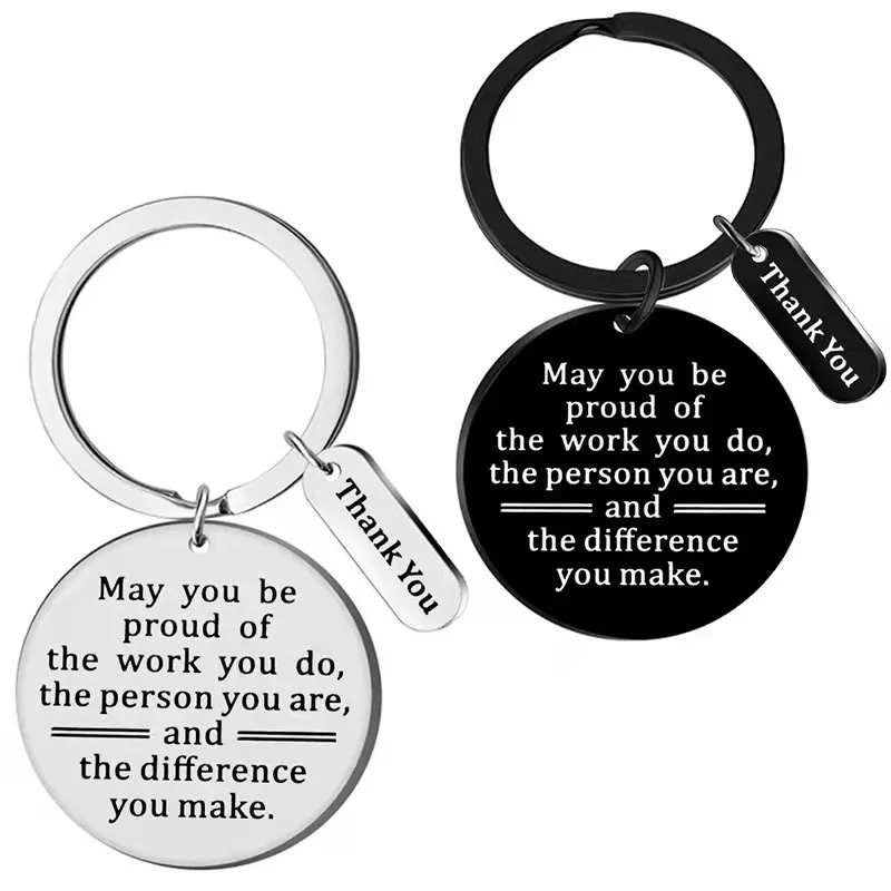 Inspirational Keychain Metal Key chain Always Remember You Are Braver Than You Believe stronger smarter Inspiration Gift Keyring