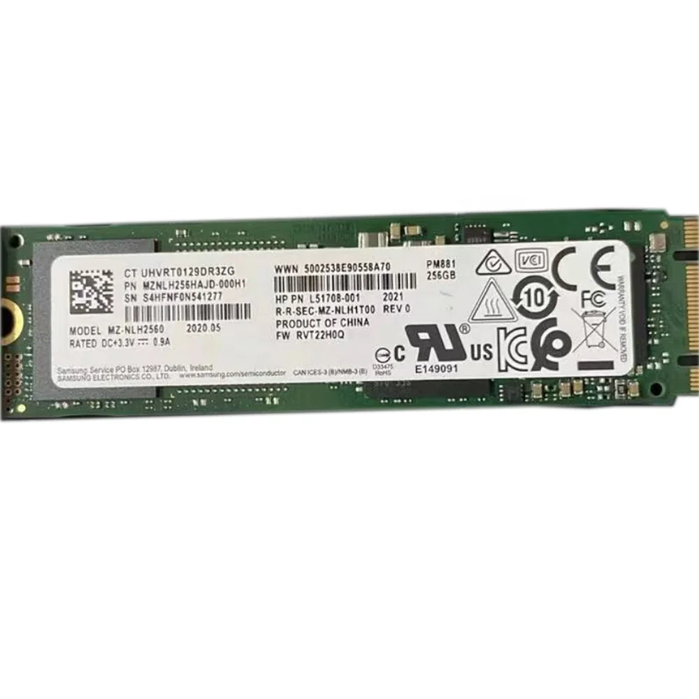 Новый оригинальный PM881 MZNLH256HAJD-000H1 для жесткого диска SATA 256G M2 NGFF
