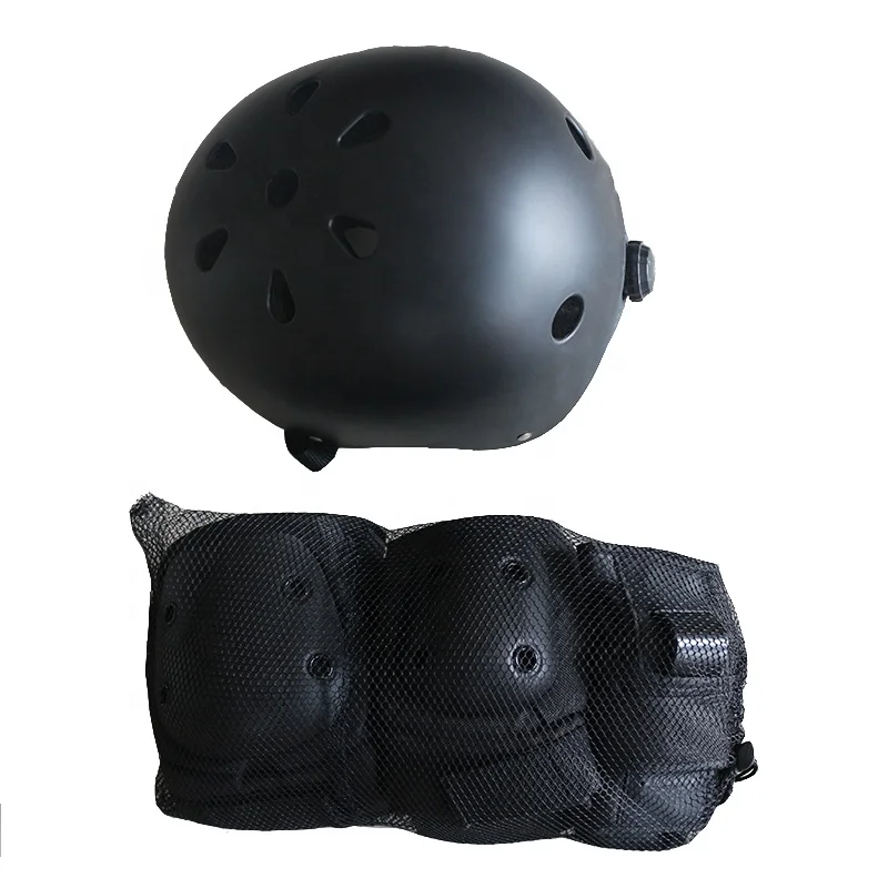 Kids Helmet Protective Gear Roller Skates Knee Elbow Protective Gear 7 Sets of Boys And Girls Helmet Set