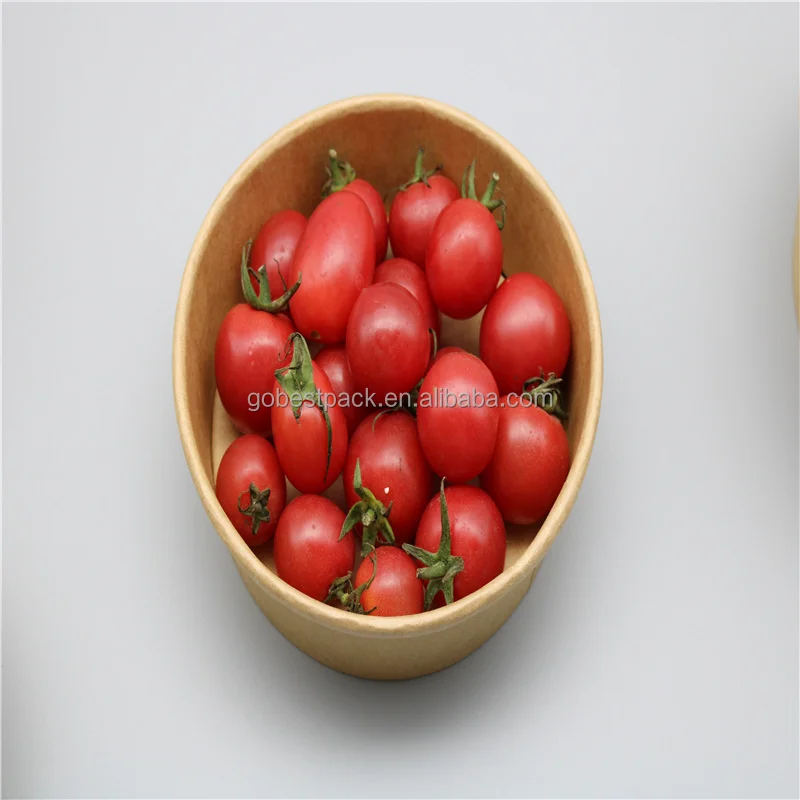 zhejiang paper papier  eco packaging 1100ml kraft paper containers 32oz bowl paper food cups vasos de papel para cafe