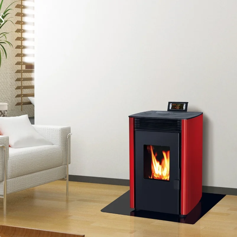 WIFI Adorefires Eco Friendly Small Smokeless Portable Biomass Wood Modern Pellets Stove 7 kw