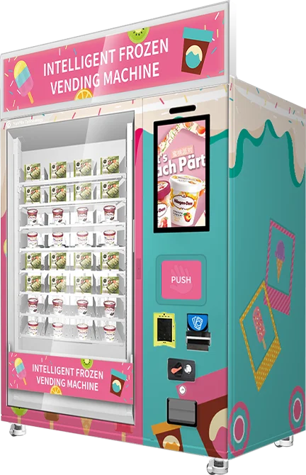Custom 24 Hours Self-service Automated robot food vending machines smart food different types of vending machines