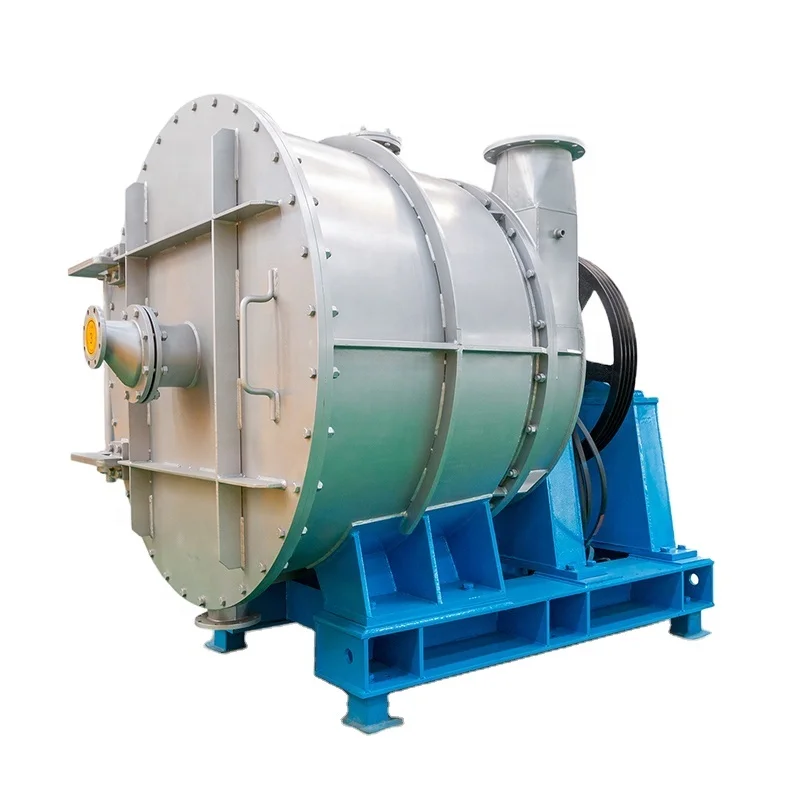 Paper pulping single effect Defibrating Machine conical fiber separator for paper mill