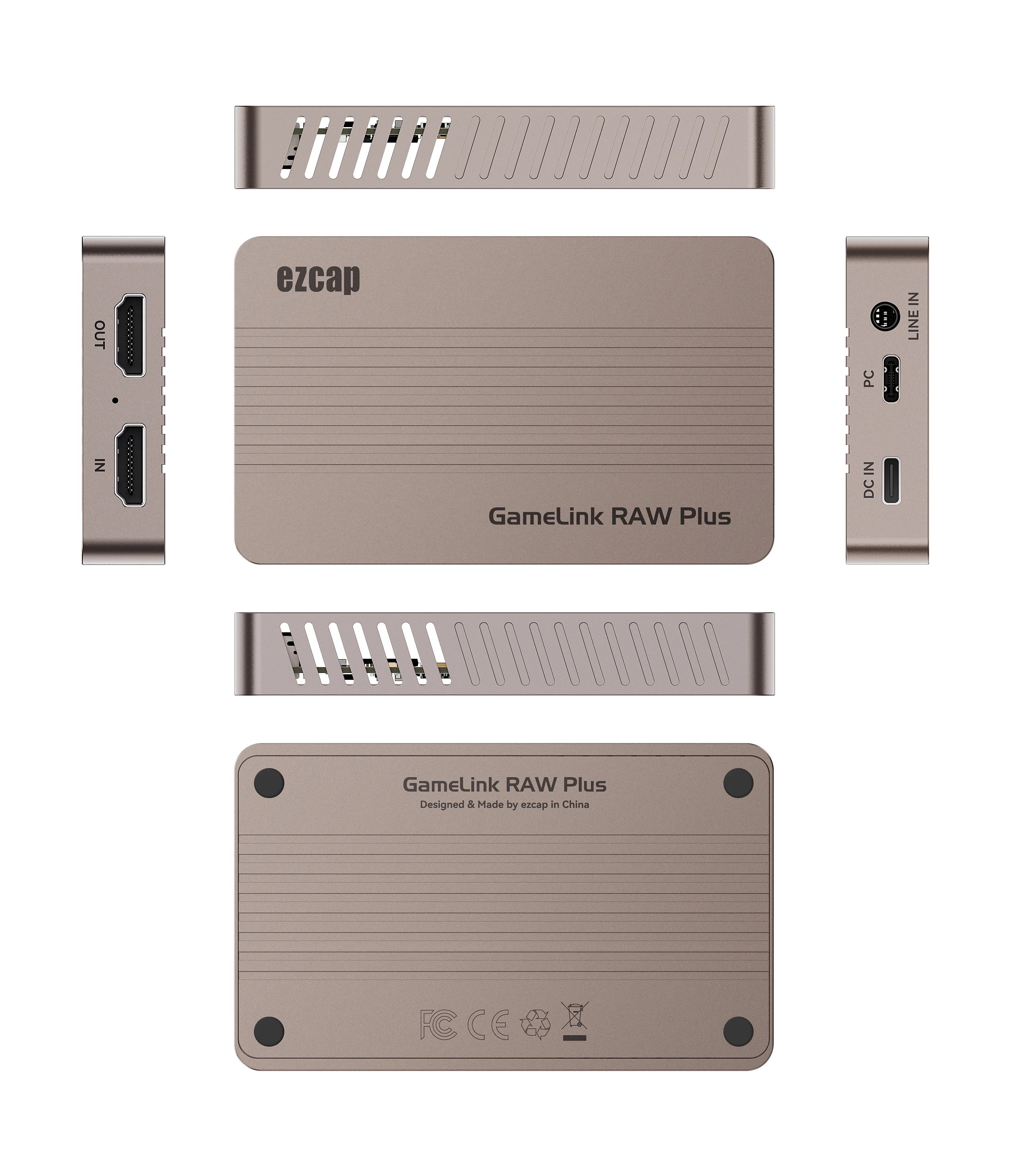Ezcap366 GameLink RAW Plus 4K коробка для захвата видеоигр прямой трансляции игровых