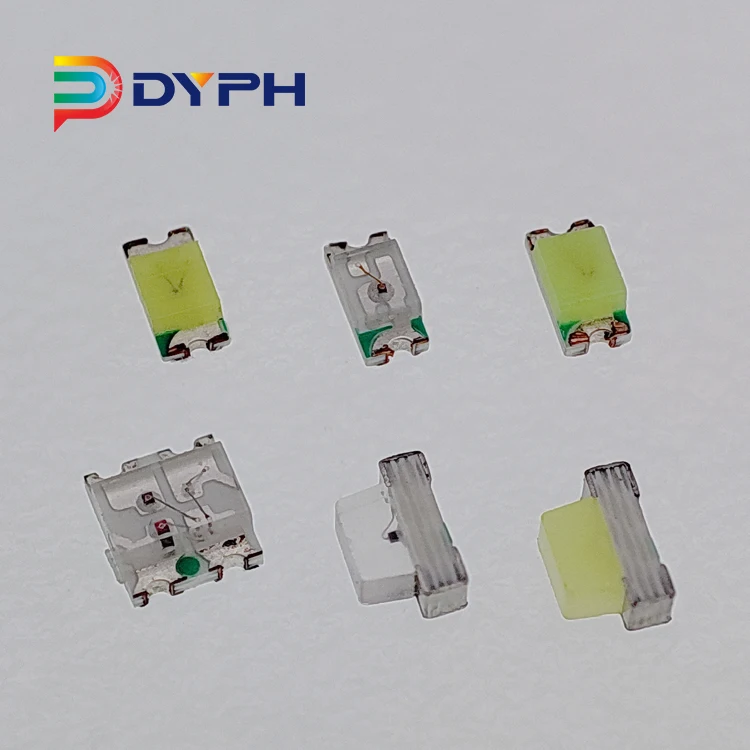 DyPh LED 1608 SMD белый красный зеленый желтый синий верхний вид 0 06 Вт 3 в 0603 светодиодный чип