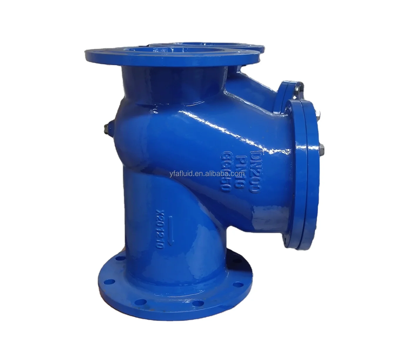 Hot Sale Ball Type Check Valve DN100 Ductile Iron Normal Temperature PN16 Flange Ends Non Return Valve for Industrial Pump