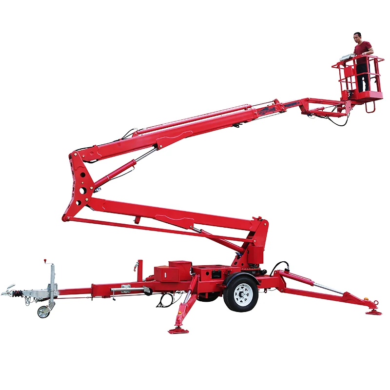 Customizable 20m Hydraulic Spider Boom for Specialized Aerial Work