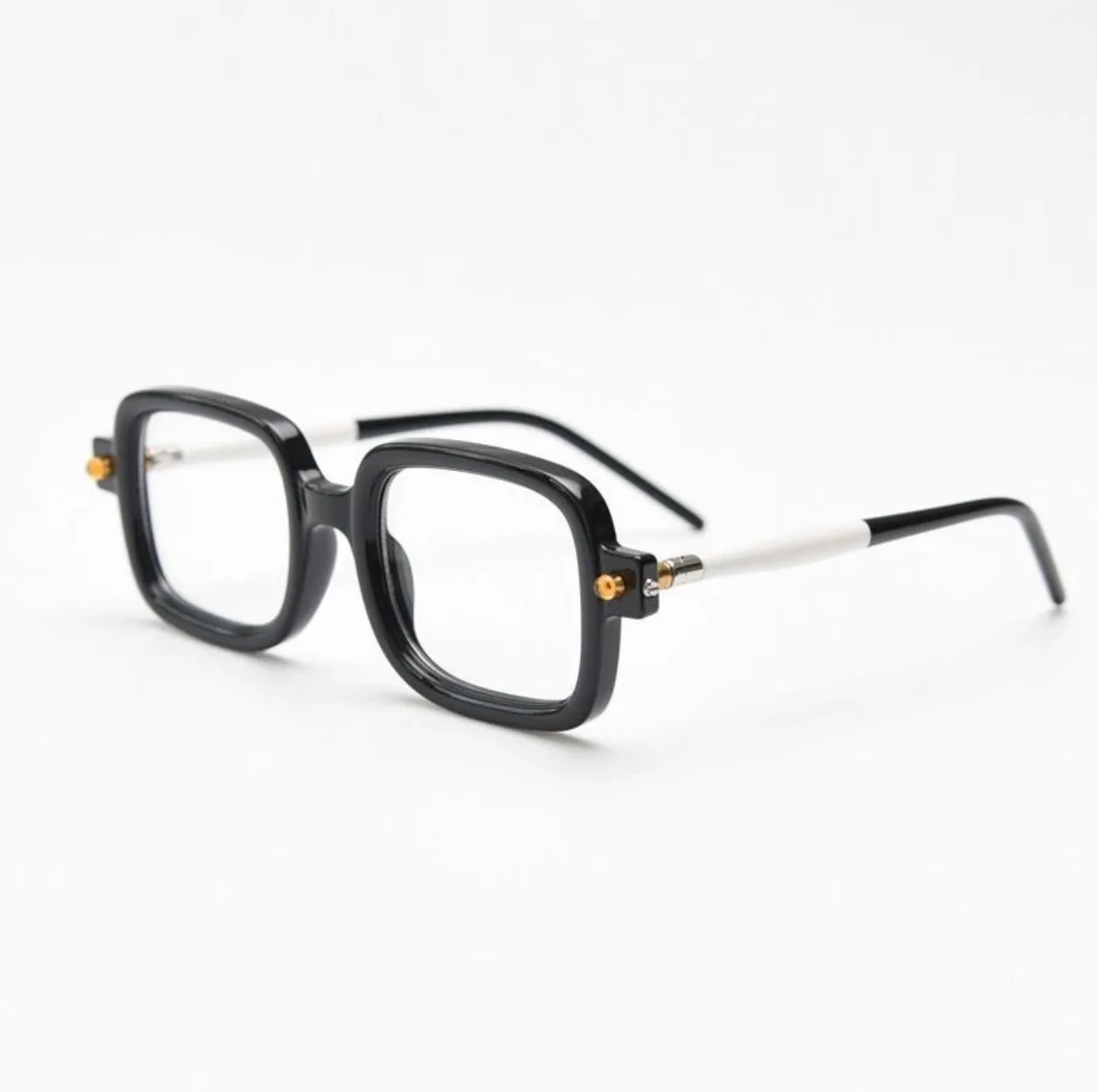 German niche personality high number thick edged glasses frame trendy men and women can be matched with myopia anti blue light