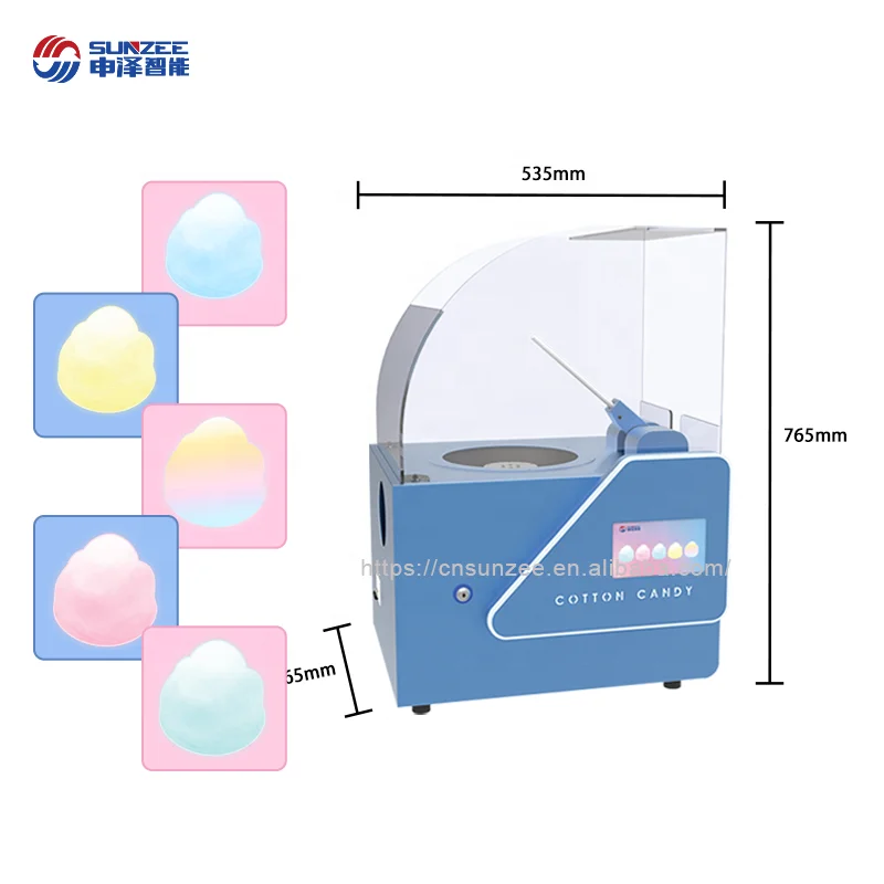 Factory Semi-automatic Cotton Candy Robot Mg221 Automatic Cotton Candy Machine For Small Businesses